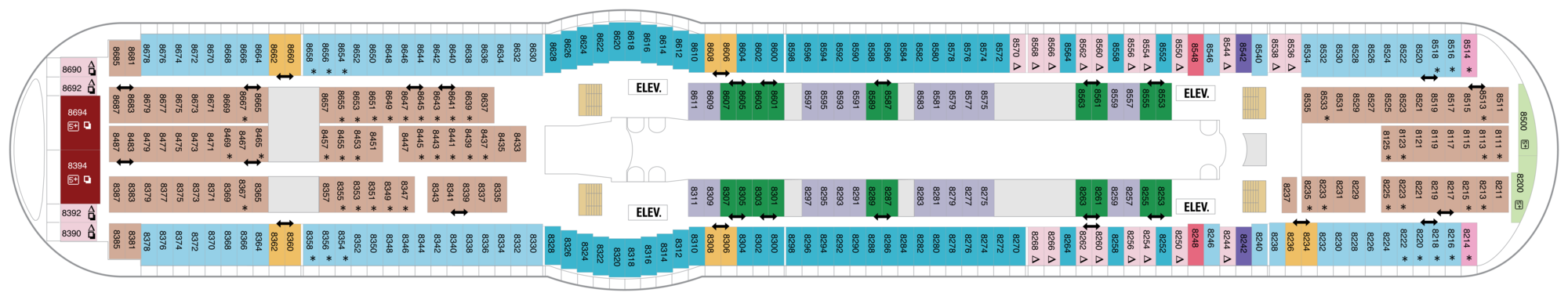 Deck 8 plan